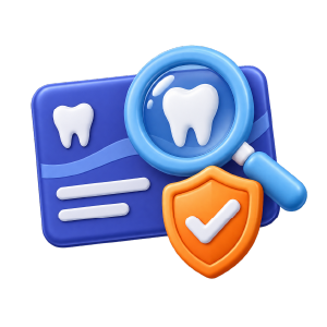 Dental insurance verification icon